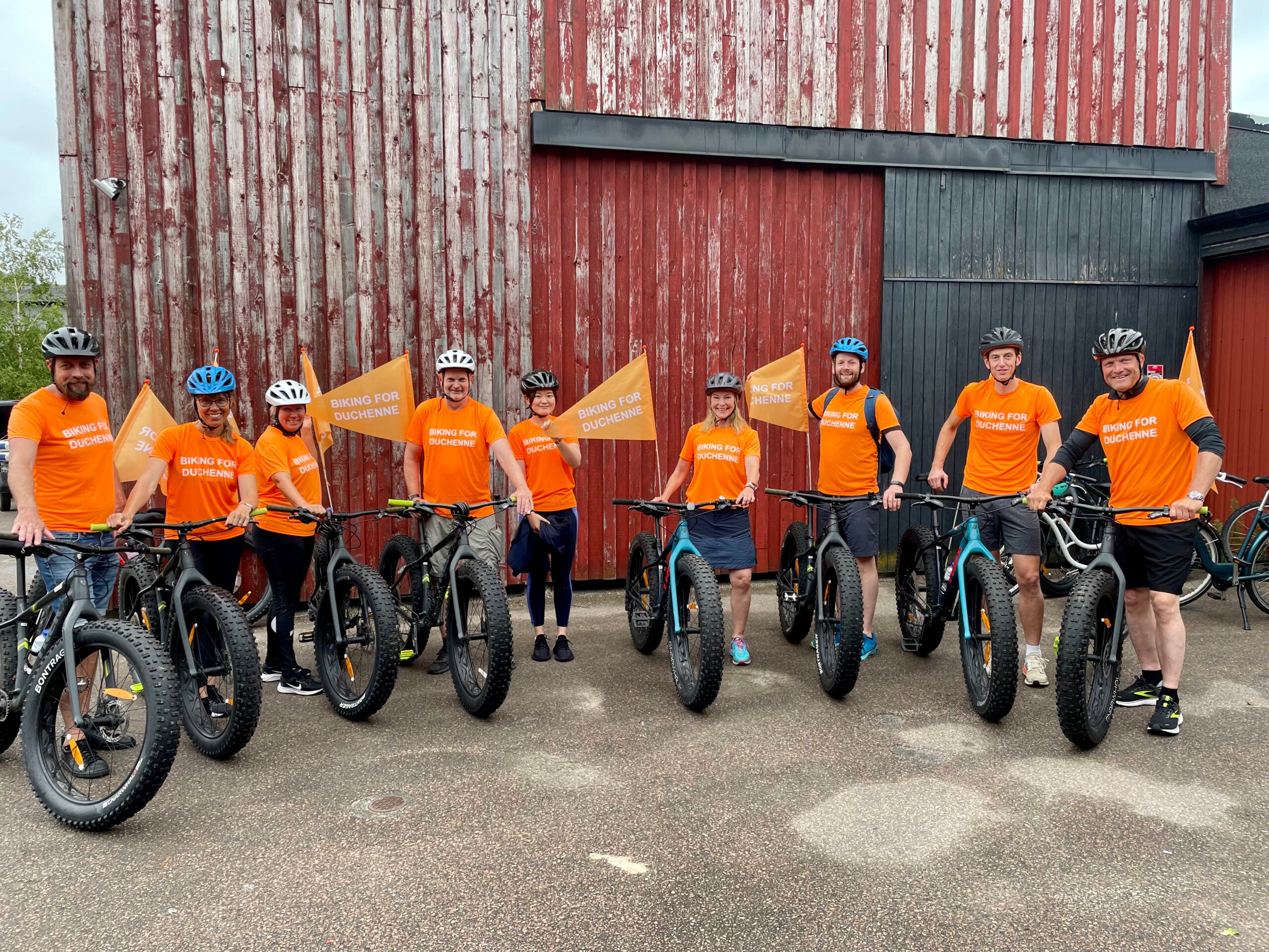 PTC riding for De Duchenne 40